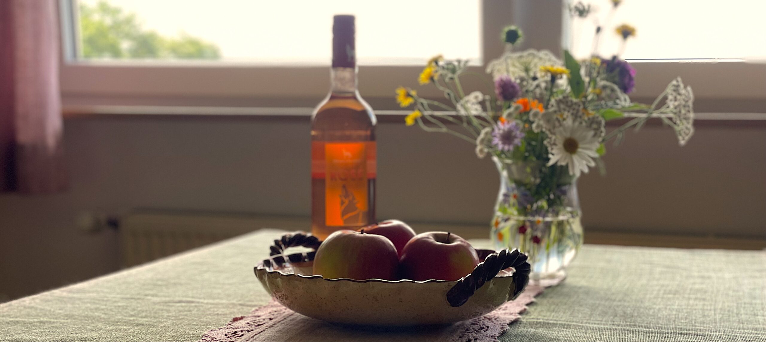 Gemütlich, Blumen, Obst, Warm